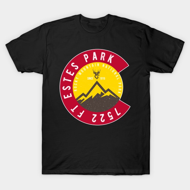 Estes Park Colorado Rocky Mountain National T-Shirt by PlusAdore